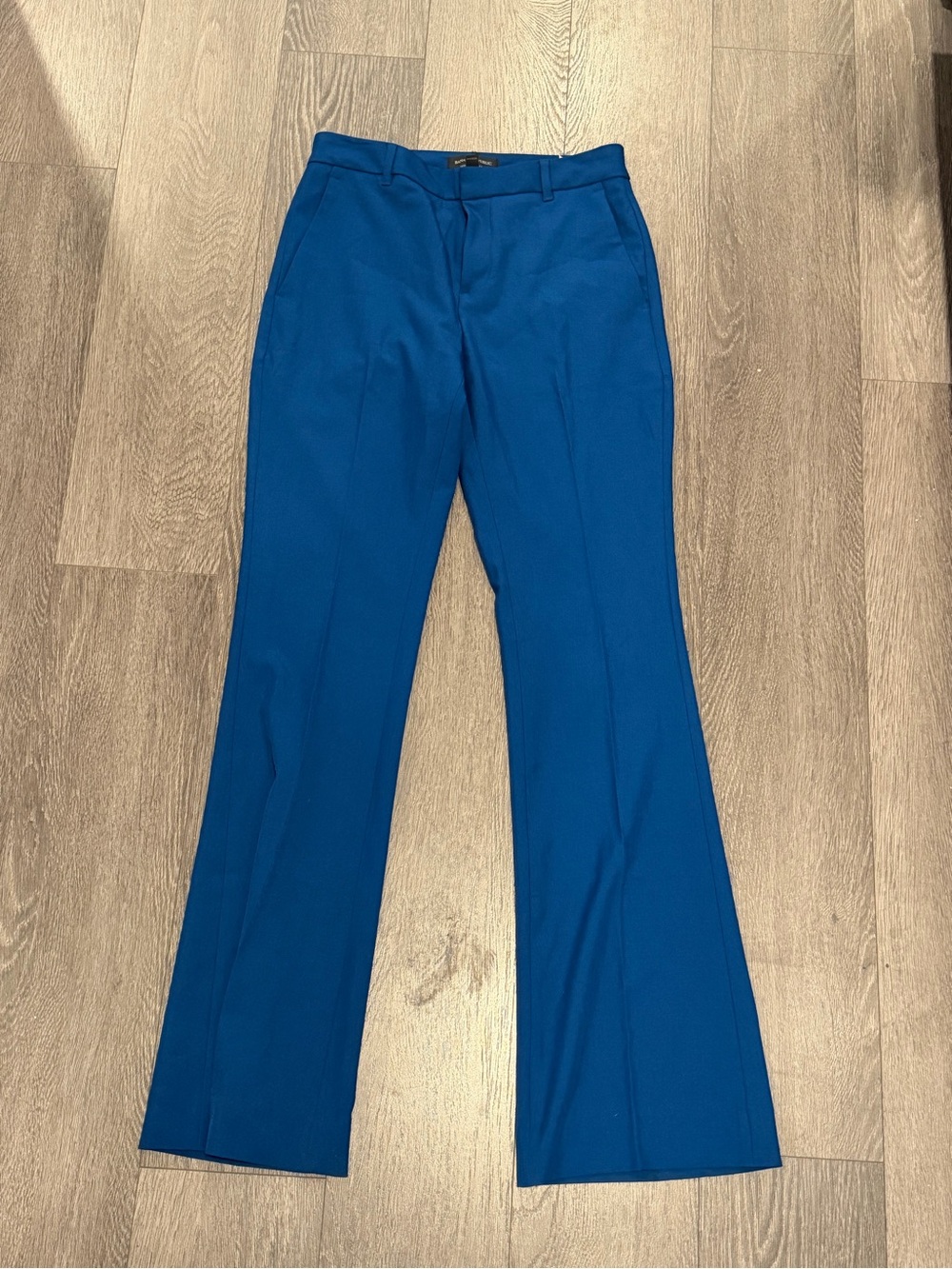 Banana Republic Sculpted Stretch Bootcut Trouser Pants Cobalt Blue Size 0